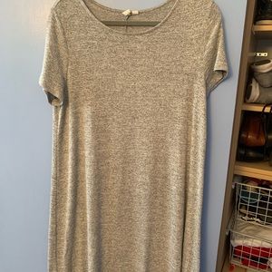Gap Gray T-Shirt Dress